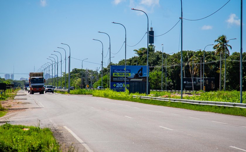 Governo de AL inicia triplicação da rodovia que liga Maceió a Barra de São Miguel