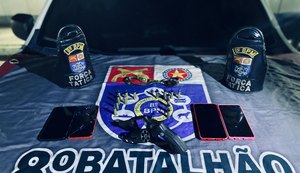 PM apreende arma de fogo, munições e drogas em Maceió e Satuba