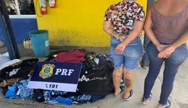 PRF prende duas mulheres por furto em loja de shopping