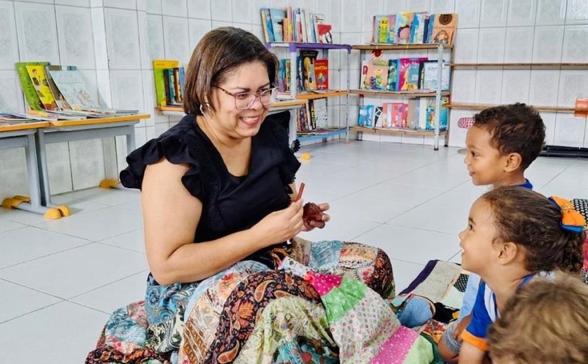 Ações de mediação de leitura na Educação Infantil ganham destaque em Maceió