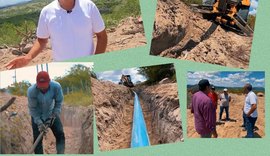 Tapera investe em cerca de 50 km de rede para garantir água do Canal do Sertão para 12 povoados