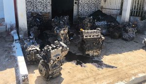 PM participa de operação e desarticula ponto de desmanche e comércio ilegal de veículos no Agreste