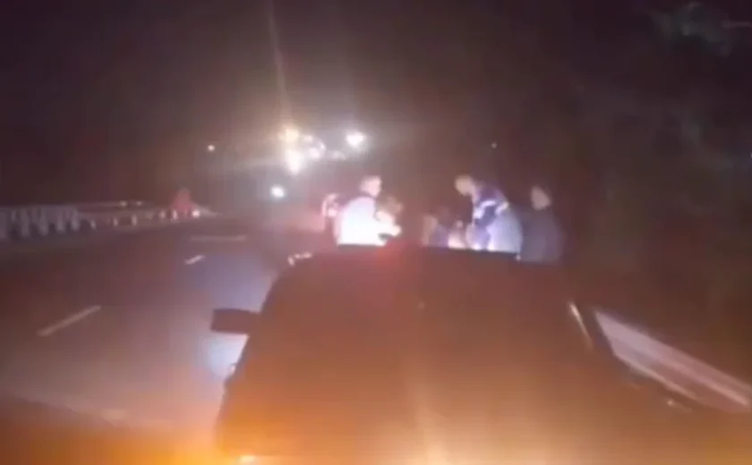 Ciclista é atropelado por carro na AL-115, em Palmeira dos Índios