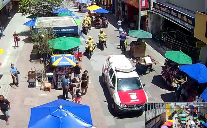 Vídeo: reconhecimento facial identifica homem acusado de homicídio e porte ilegal de arma no Centro de Maceió