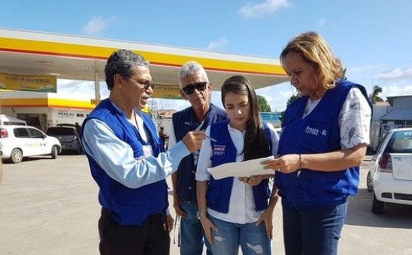 Procon Alagoas autua postos de combustíveis por prática abusiva