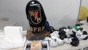 Ações do BPRp aprendem armas de fogo e drogas em Maceió e Rio Largo