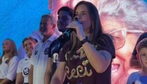 Candidata à ALE, ex-prefeita Ceci marca presença em grande ato do PP na capital alagoana