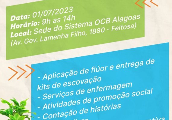 Dia de Cooperar em Maceió acontece no dia 1º de julho