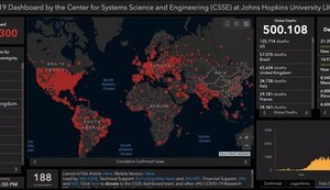 Mortes de Covid-19 passam de 500 mil no mundo, diz universidade Johns Hopkins