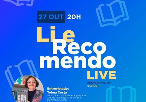 Edição de outubro do Projeto Li e Recomendo traz a contadora Telma Costa