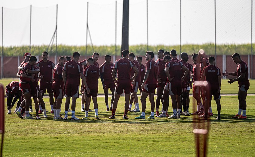CRB finaliza preparação para enfrentar o Amazonas pela 26ª rodada da Série B