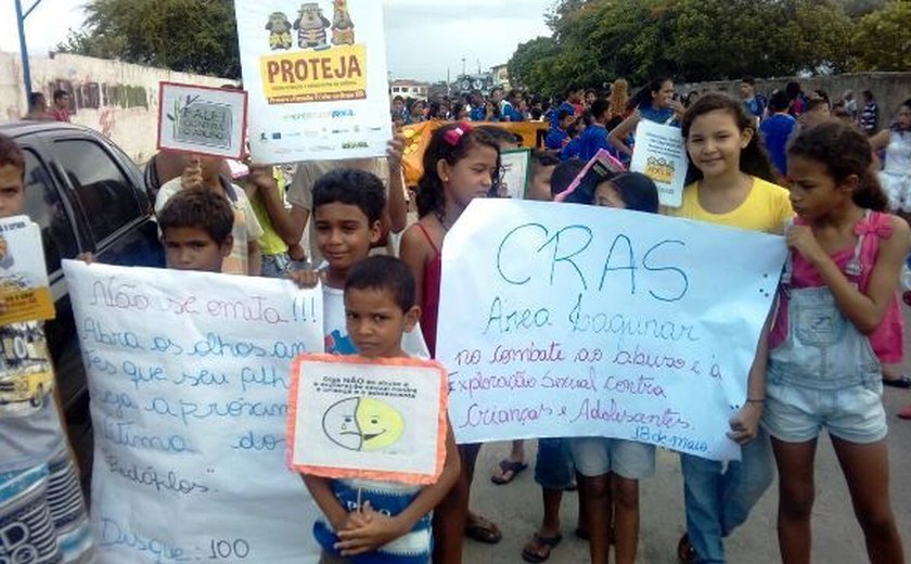 Caminhadas marcam combate à violência sexual infantojuvenil em Maceió
