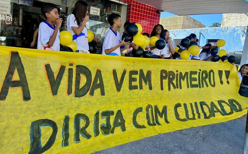 Escola estadual promove conscientização sobre boas práticas no trânsito