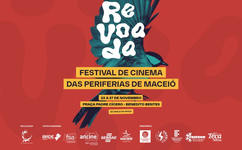 Festival Revoada realiza exibições de filmes, ciclos de formação e conferências de cinema em Maceió