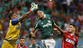 Na ‘estreia’ do VAR, Palmeiras perde pênalti e empata com Bahia