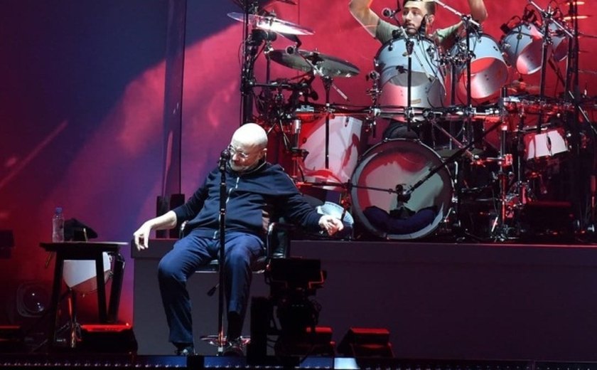 Debilitado, Phil Collins se despede de fãs em show e gera comoção