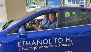 Presidente da Pindorama viaja a São Paulo para conhecer estação-piloto e carro movido à hidrogênio através do etanol
