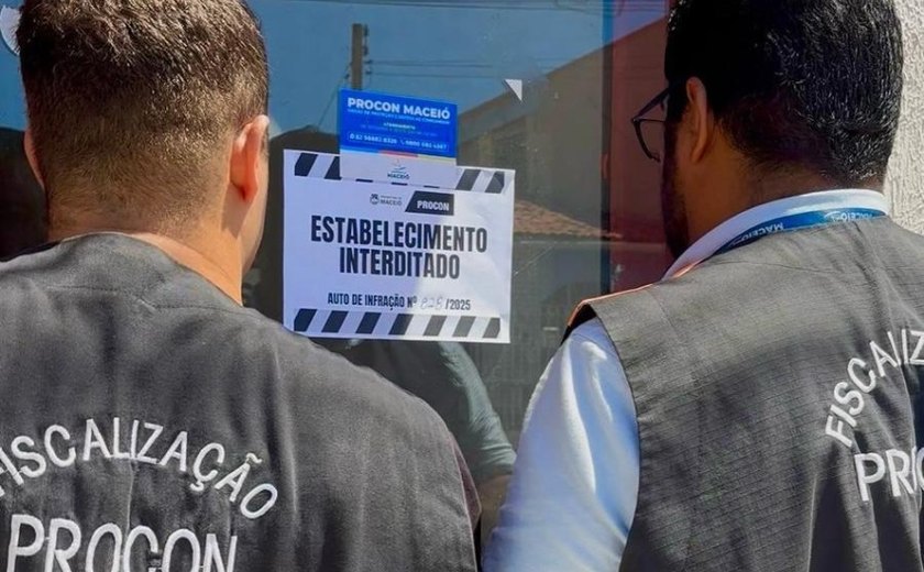 Academia na Jatiúca é interditada por risco à saúde e segurança dos consumidores