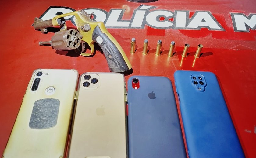 Rotam apreende três armas e 1,3kg de drogas durante ações na parte alta de Maceió