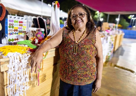 Feira da mulher empreendedora valoriza artesanato e leva opção de lazer para moradores da parte alta