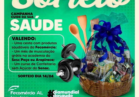 Sistema Fecomércio realiza sorteio para ressaltar a importância do Dia Mundial da Saúde