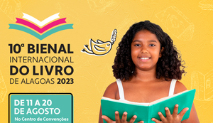 Abertura da 10ª Bienal Internacional do Livro de Alagoas acontece sexta-feira (11)