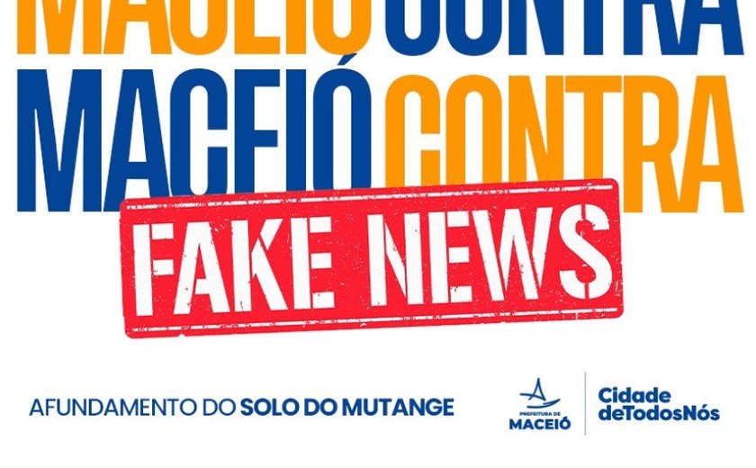 Prefeitura de Maceió esclarece sobre diversas notícias falsas circulando nas redes sociais