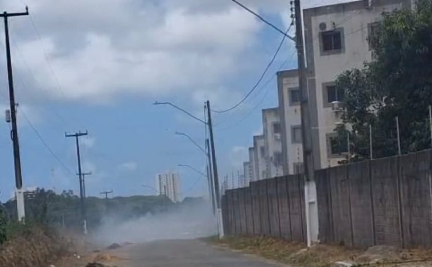 Vídeo: Moradores denunciam queimadas em terrenos e fumaça invade condomínios no Petrópolis