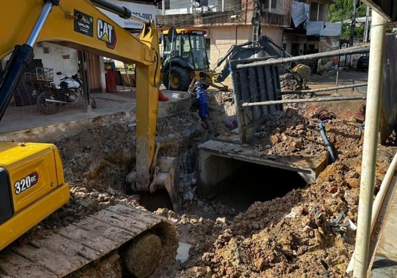 Grota do Ipanema recebe obras de drenagem para evitar alagamentos
