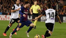 Barcelona consegue empate com o Valencia e mantém vantagem na liderança