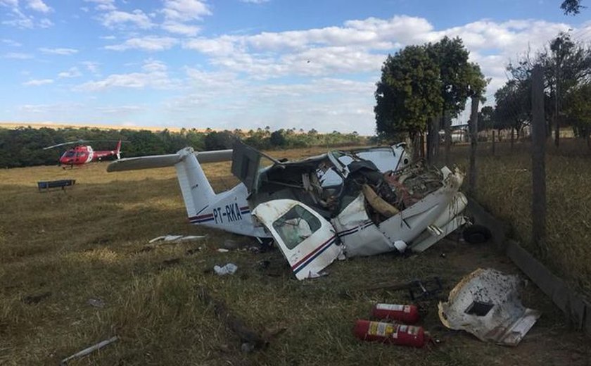 Acidente com aeronave perto de Brasília deixa quatro feridos