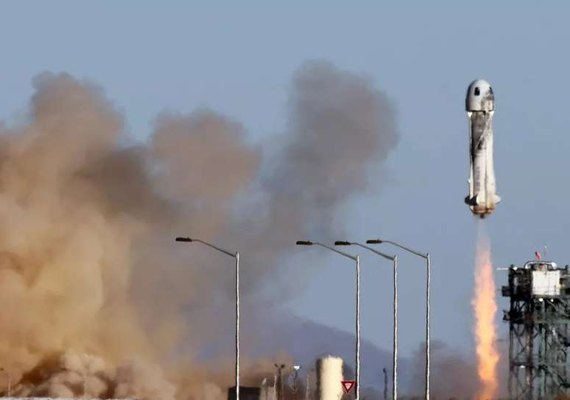 Terceira missão da Blue Origin leva filha do 1º astronauta americano a ir ao espaço