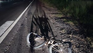 Ciclista morre após colidir com carro em Marechal Deodoro
