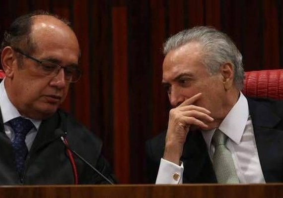 Temer e Gilmar Mendes voltam a ter encontro fora da agenda oficial do Planalto