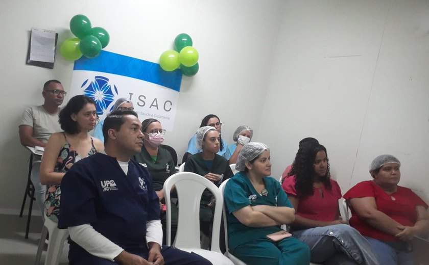 Sob gestão do ISAC, UPAs de Maceió encerram atividades da campanha Abril Verde