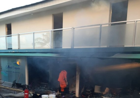 Parte de pousada em Maragogi pega fogo