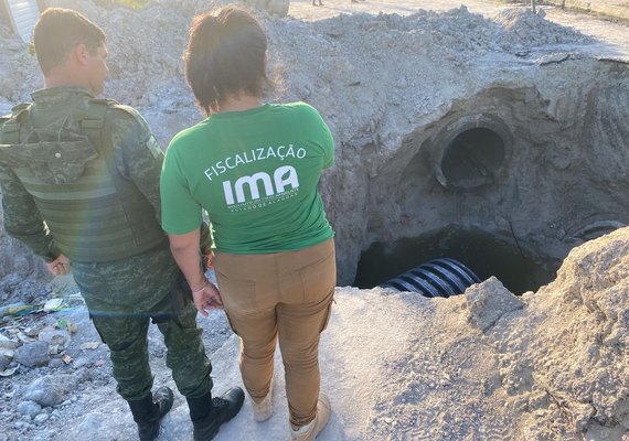 Prefeitura de Rio Largo é autuada por lançar esgoto em área de nascentes