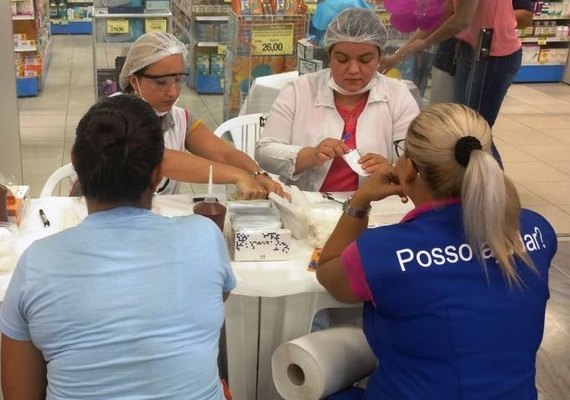 Secretaria promove testagem rápida de HIV e sífilis em Maceió