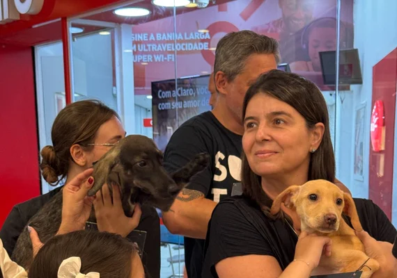 Animais resgatados ganham novos lares em evento de adoção em Maceió