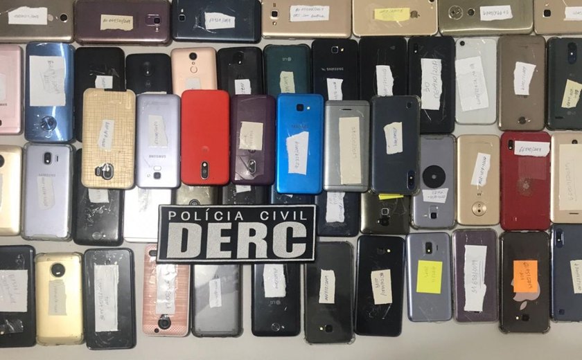 Polícia Civil recupera e entrega novo lote de celulares roubados em Maceió