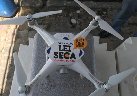 Operação Lei Seca começa a utilizar drones durante ações em Alagoas