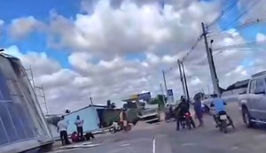 Estrutura gigante desaba em posto de combustíveis e deixa feridos em Craíbas