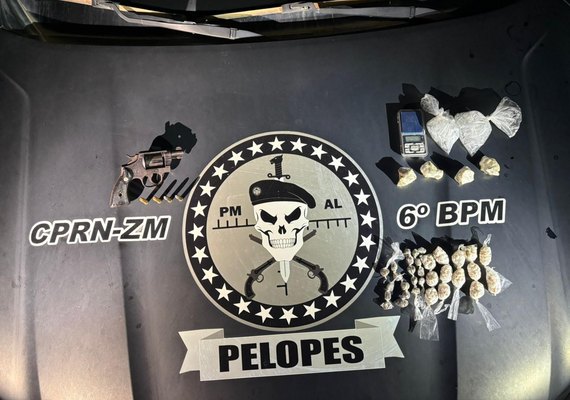 Polícia prende liderança do tráfico com atuação em Porto Calvo