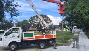 Prefeitura moderniza para LED iluminação do campus da Ufal em Maceió