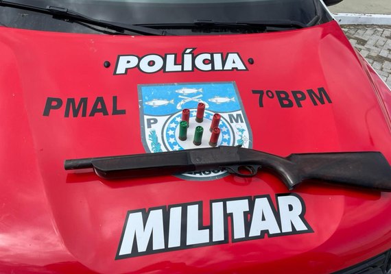 PM/AL apreende armas e drogas em ações no Sertão e Zona da Mata