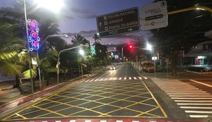 Prefeitura conclui sinalização horizontal na orla de Maceió