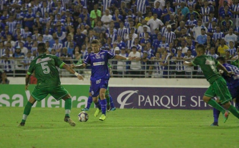 CSA derrota Murici no Rei Pelé e segue na vice-liderança do Campeonato Alagoano