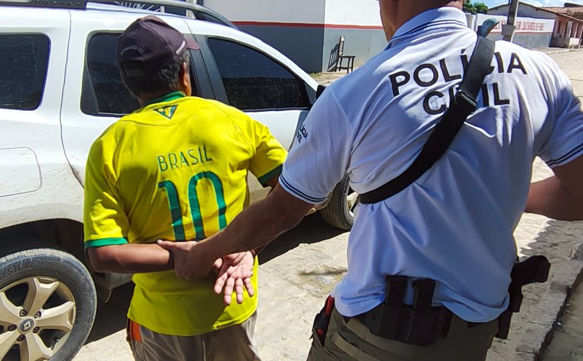 Polícia Civil prende dois suspeitos de estupros no Sertão alagoano