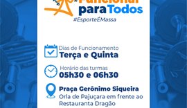 Prefeitura de Maceió promove treino funcional gratuito na orla de Pajuçara