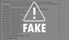 É falso que cidades que usam tratamentos experimentais zeraram mortes de Covid-19